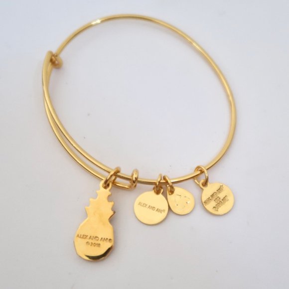 ALEX AND ANI Christmas Pineapple bangle bracelet - Picture 4 of 4
